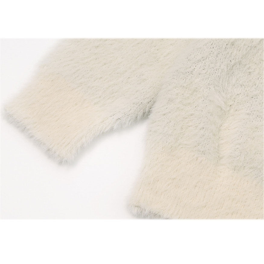 Style Core Aesthetics, New Style Trends Fuzzy Rabbit Pattern Sweater Style Core Aesthetics, New Style Trends Fuzzy Rabbit Pattern Sweater