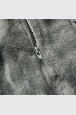 Style Core Aesthetics, New Style Trends Fuzzy Tie-Dye Sherpa Padded Jacket