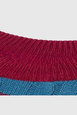 Style Core Aesthetics, New Style Trends Geometric Print Colorblock Sweater