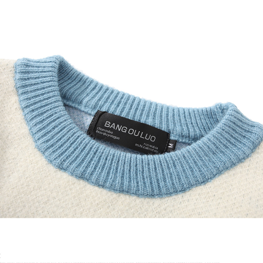 Style Core Aesthetics, New Style Trends Gradient Camouflage Striped Sweater Style Core Aesthetics, New Style Trends Gradient Camouflage Striped Sweater