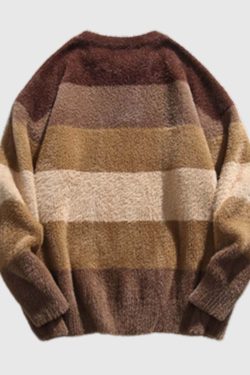 Style Core Aesthetics, New Style Trends Gradient Stripe Sweater