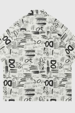 Style Core Aesthetics, New Style Trends Graffiti Full Print Shirt
