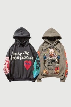 Style Core Aesthetics, New Style Trends Graffiti-Inspired Spring Hoodie