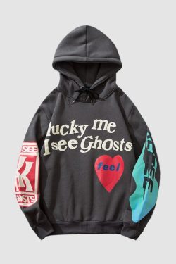 Style Core Aesthetics, New Style Trends Graffiti-Inspired Spring Hoodie