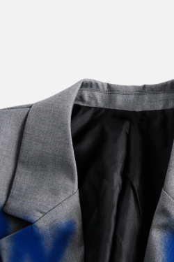 Style Core Aesthetics, New Style Trends Graffiti-Inspired Vintage Blazer