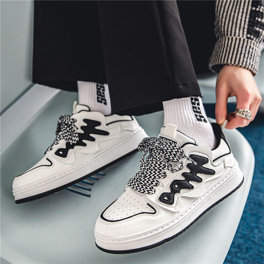 Style Core Aesthetics, New Style Trends Graffiti Pattern Skate Shoes Style Core Aesthetics, New Style Trends Graffiti Pattern Skate Shoes