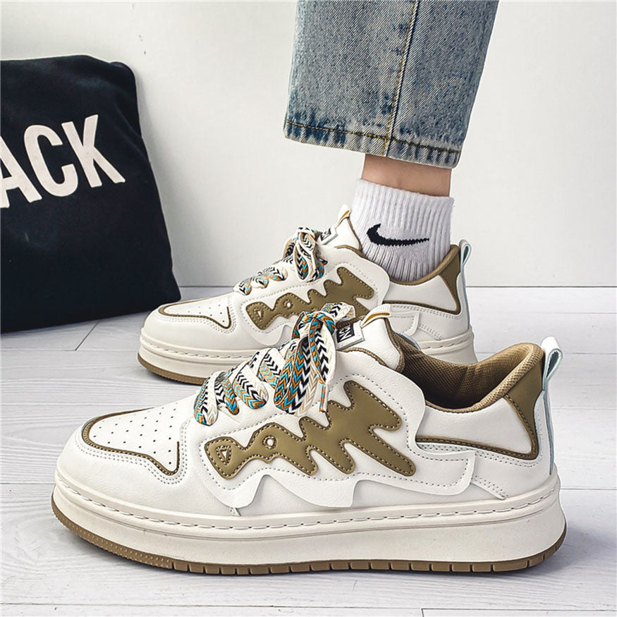 Style Core Aesthetics, New Style Trends Graffiti Pattern Skate Shoes Style Core Aesthetics, New Style Trends Graffiti Pattern Skate Shoes