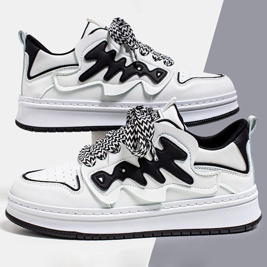 Style Core Aesthetics, New Style Trends Graffiti Pattern Skate Shoes Style Core Aesthetics, New Style Trends Graffiti Pattern Skate Shoes