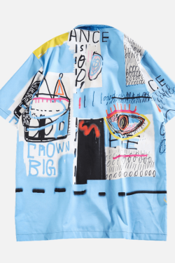 Style Core Aesthetics, New Style Trends Graffiti Printed Shirt