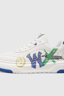 Style Core Aesthetics, New Style Trends Graffiti-Style Casual Sneakers