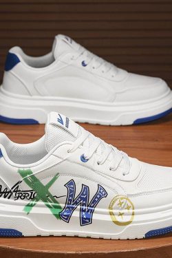 Style Core Aesthetics, New Style Trends Graffiti-Style Casual Sneakers