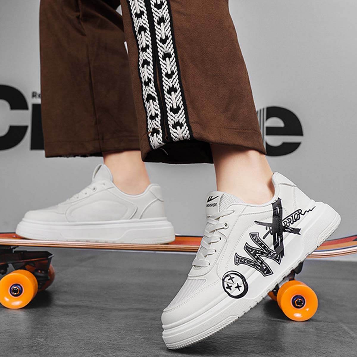 Style Core Aesthetics, New Style Trends Graffiti-Style Casual Sneakers Style Core Aesthetics, New Style Trends Graffiti-Style Casual Sneakers