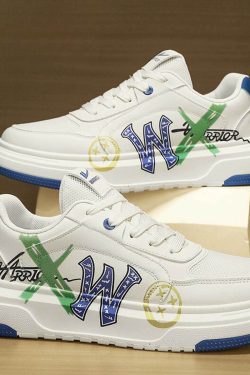 Style Core Aesthetics, New Style Trends Graffiti-Style Casual Sneakers