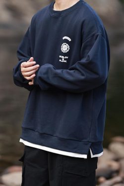 Style Core Aesthetics, New Style Trends Graphic Cityboy Pullover