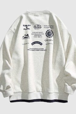 Style Core Aesthetics, New Style Trends Graphic Print Cityboy Sweatshirt