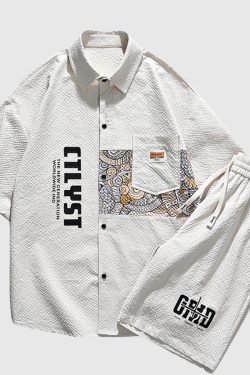 Style Core Aesthetics, New Style Trends Graphic Urban Leisure Set