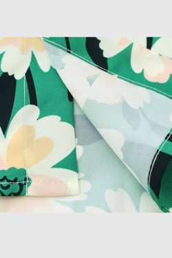 Style Core Aesthetics, New Style Trends Green Floral Shirts