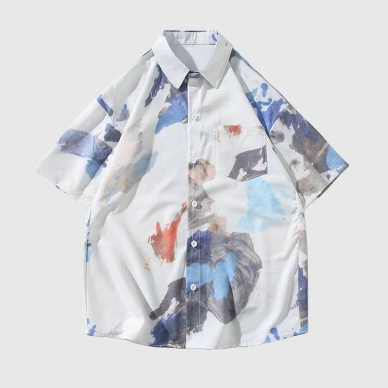 Style Core Aesthetics, New Style Trends Hawaiian Graffiti Print Set Style Core Aesthetics, New Style Trends Hawaiian Graffiti Print Set