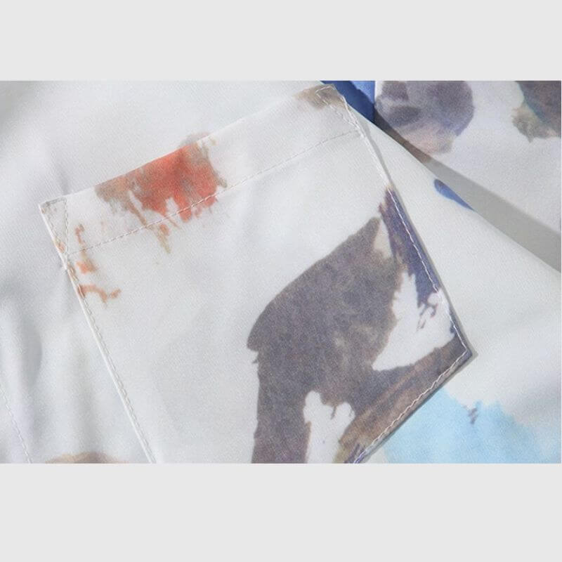 Style Core Aesthetics, New Style Trends Hawaiian Graffiti Print Set Style Core Aesthetics, New Style Trends Hawaiian Graffiti Print Set