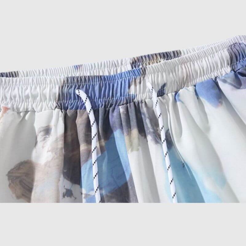 Style Core Aesthetics, New Style Trends Hawaiian Graffiti Print Set Style Core Aesthetics, New Style Trends Hawaiian Graffiti Print Set