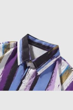 Style Core Aesthetics, New Style Trends Hawaiian Stripe Shirts