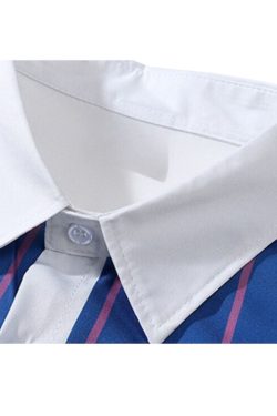 Style Core Aesthetics, New Style Trends Hawaiian Striped Floral Shirt