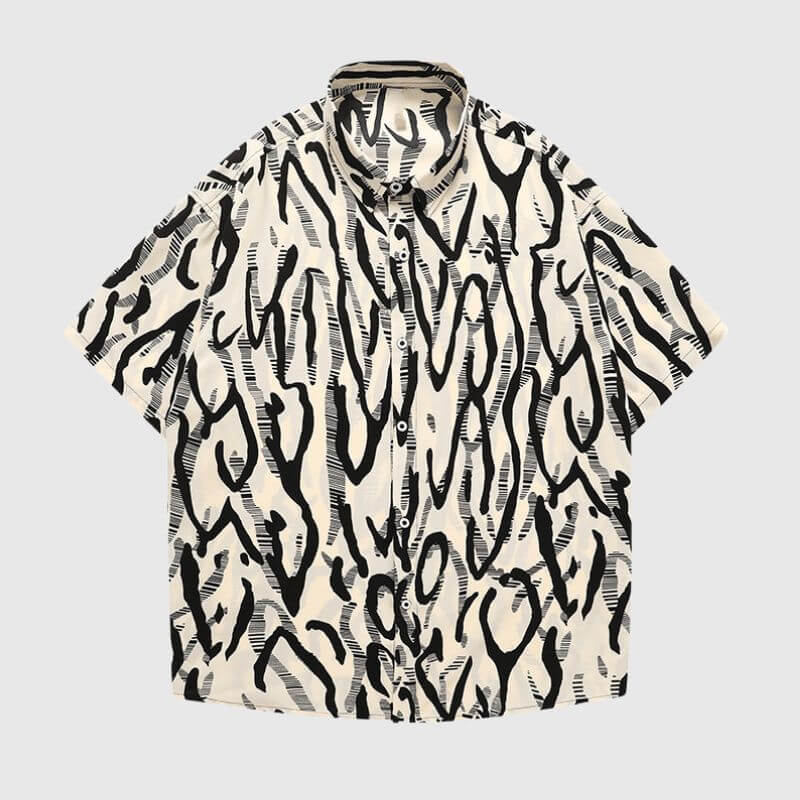 Style Core Aesthetics, New Style Trends Hawaiian Striped Shirt Style Core Aesthetics, New Style Trends Hawaiian Striped Shirt