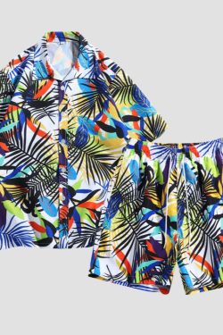 Style Core Aesthetics, New Style Trends Hawaiian Summer Shirt Set