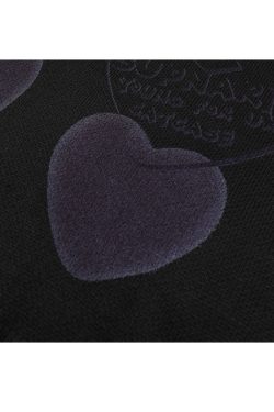 Style Core Aesthetics, New Style Trends Heart Pattern Jacquard Sweater