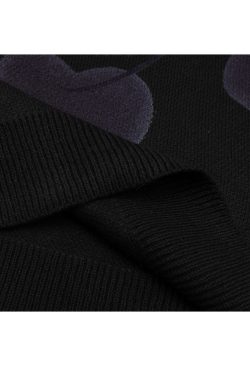 Style Core Aesthetics, New Style Trends Heart Pattern Jacquard Sweater