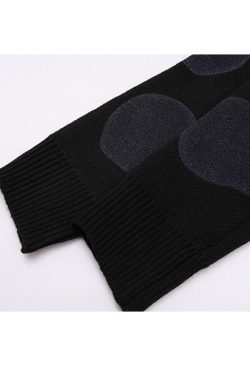 Style Core Aesthetics, New Style Trends Heart Pattern Jacquard Sweater