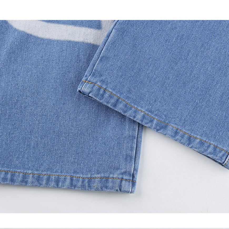 Style Core Aesthetics, New Style Trends Heart-Shaped Graffiti Jeans Style Core Aesthetics, New Style Trends Heart-Shaped Graffiti Jeans