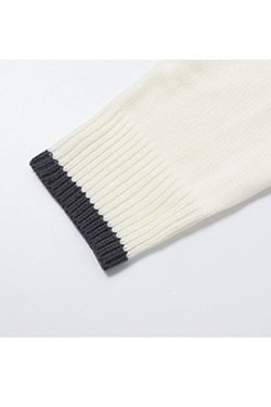 Style Core Aesthetics, New Style Trends Heartbeat Embroidered Turtleneck Sweater