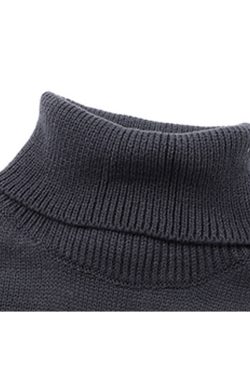 Style Core Aesthetics, New Style Trends Heartbeat Embroidered Turtleneck Sweater