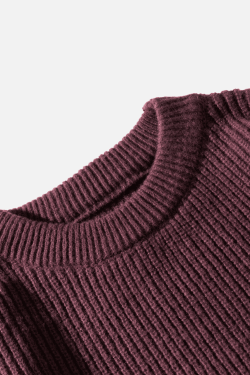 Style Core Aesthetics, New Style Trends Heavy Weight Texture Knit Pullover