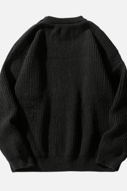 Style Core Aesthetics, New Style Trends Heavy Weight Texture Knit Pullover