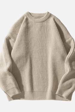 Style Core Aesthetics, New Style Trends Heavy Weight Texture Knit Pullover