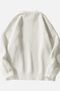 Style Core Aesthetics, New Style Trends Heavy Weight Texture Knit Pullover