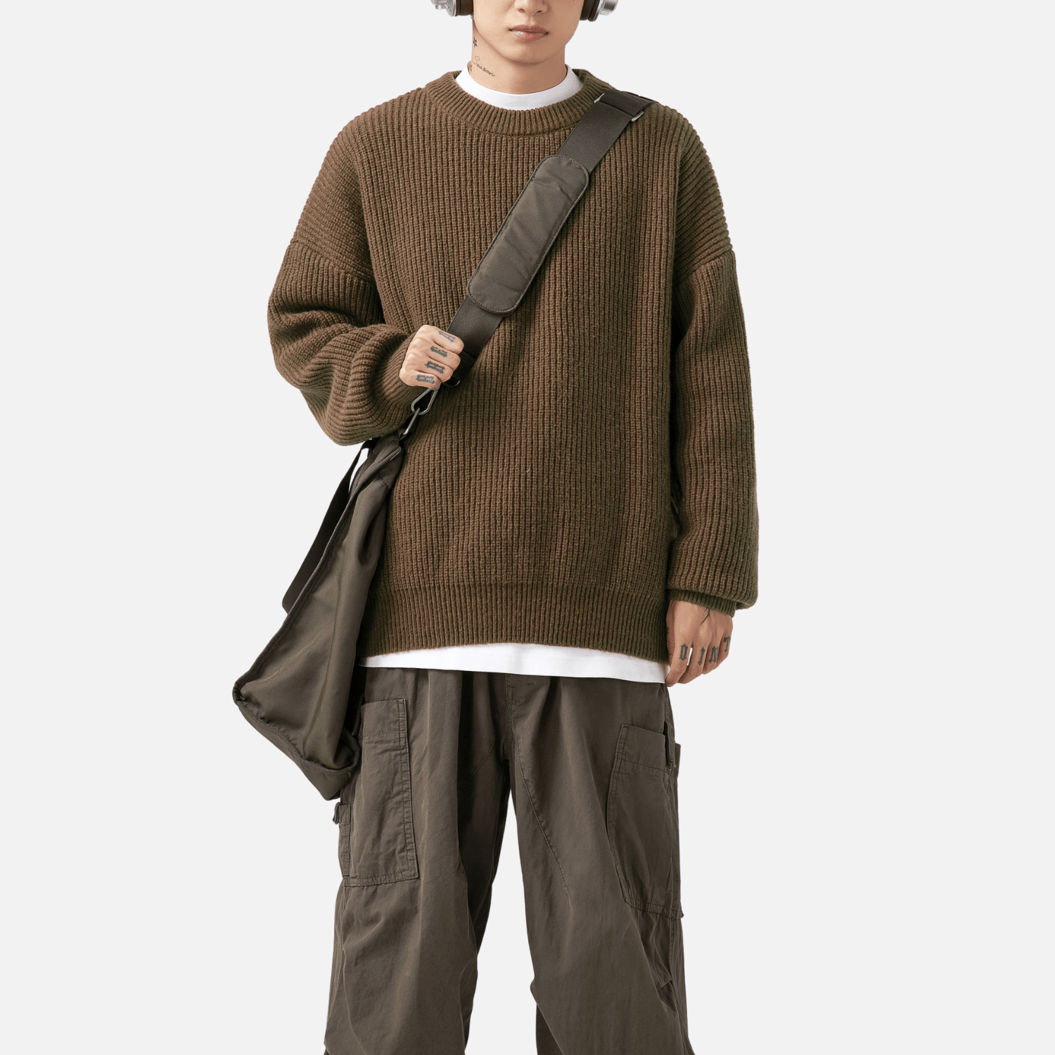 Style Core Aesthetics, New Style Trends Heavy Weight Texture Knit Pullover Style Core Aesthetics, New Style Trends Heavy Weight Texture Knit Pullover