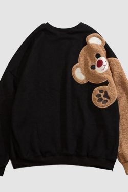 Style Core Aesthetics, New Style Trends Hello Bear Sweatshirt