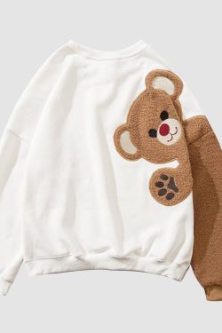 Style Core Aesthetics, New Style Trends Hello Bear Sweatshirt