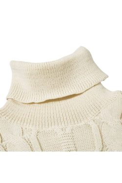 Style Core Aesthetics, New Style Trends High Neck Jacquard Patchwork Design Pullover