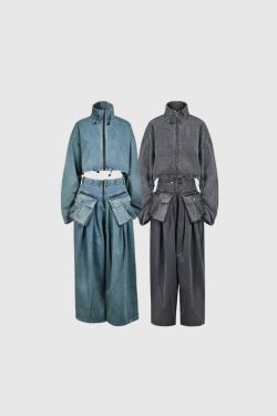 Style Core Aesthetics, New Style Trends High Waist Denim Set