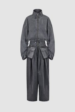 Style Core Aesthetics, New Style Trends High Waist Denim Set