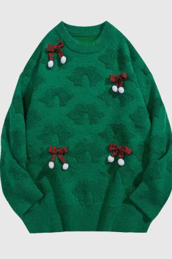 Style Core Aesthetics, New Style Trends Holiday Bow Knit Sweater