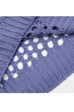 Style Core Aesthetics, New Style Trends Hollow Out Knit Sweater