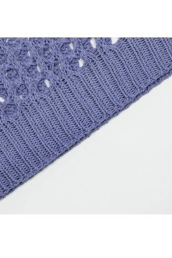 Style Core Aesthetics, New Style Trends Hollow Out Knit Sweater