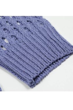 Style Core Aesthetics, New Style Trends Hollow Out Knit Sweater