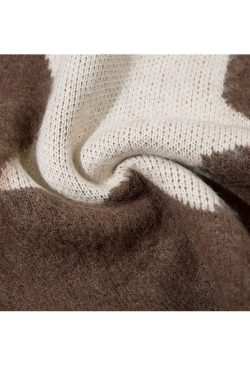 Style Core Aesthetics, New Style Trends Hollow Out Star Design Pullover