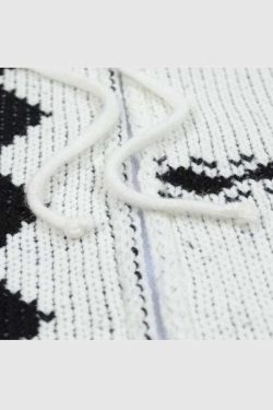 Style Core Aesthetics, New Style Trends Hooded Christmas Knit Cardigan